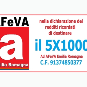 5×1000: Nella dichiarazione dei redditi, firma per AFeVA Emilia Romagna aps, senza pagare nulla potrai sostenere economicamente l’Associazione che si batte contro l’AMIANTO