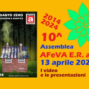 I video e la documentazione della 10^ Assemblea di AFeVA Emilia Romagna: Novità sull’ organizzazione delle cure del Mesotelioma, i dati del COR-Renam e le iniziative della Regione ER sull’amianto.